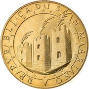 200 Lire Discovery of America obverse image