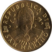 200 Lire The ancient sky obverse image