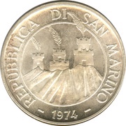 500 Lire Pigeons obverse image