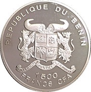 1500 Francs CFA Euro Introduction obverse image