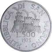 500 Lire Numismatic Agency opening obverse image