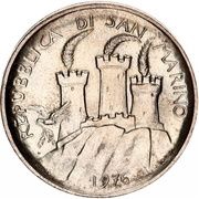500 Lire 20 Years of Social Security in San Marino obverse image