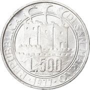 500 Lire The elixir of death in the skies obverse image