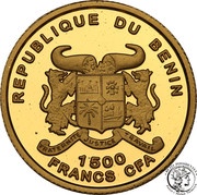 1500 Francs CFA Euro Introduction obverse image