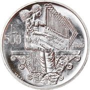 500 Lire Johann Sebastian Bach reverse image