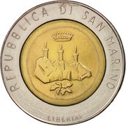 500 Lire Man with Computer obverse image