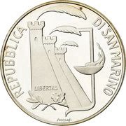 500 Lire 1988 Winter Olympics obverse image