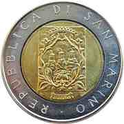 500 Lire Second tower obverse image