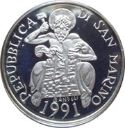 500 Lire Barcelona Olympics obverse image