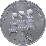 500 Lire 1992 Olympics obverse image