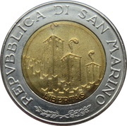500 Lire obverse image