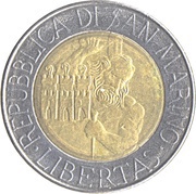 500 Lire Donna Felicissima obverse image