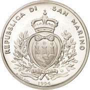 500 Lire World Cup Soccer obverse image