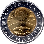 500 Lire Music obverse image