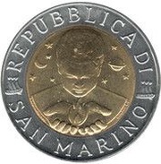 500 Lire Chemistry obverse image