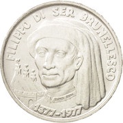 1000 Lire Brunelleschi obverse image