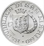 1000 Lire Saint Marino crossing the Adriatic obverse image