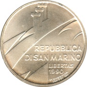 1000 Lire The Past Teaches for the Future obverse image