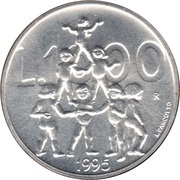 1000 Lire, San Marino, 1995 reverse image