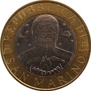 1000 Lire Ancient allegory obverse image