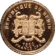 1500 Francs CFA Enthronement obverse image