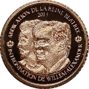 1500 Francs CFA Enthronement, Benin, 2013 reverse image