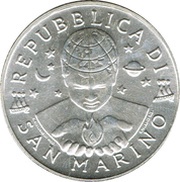 5000 Lire Allegory of today obverse image