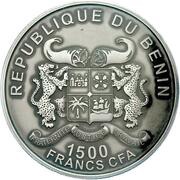 1500 Francs CFA Forest Elephant obverse image