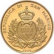 ½ Scudo Portrait of Agnolo Doni reverse image
