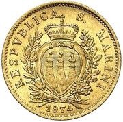 1 Scudo Resumption of Coinage obverse image