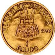 1 Scudo Democracy obverse image