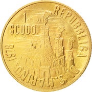 1 Scudo Freedom obverse image