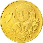 1 Scudo Justice, San Marino, 1980 reverse image