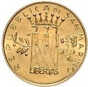 1 Scudo Defense of Freedom obverse image