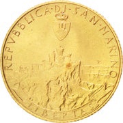 1 Scudo Work obverse image