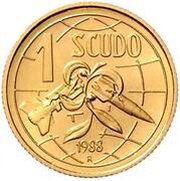 1 Scudo Disarmament, San Marino, 1988 reverse image