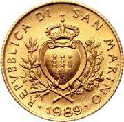 1 Scudo 200 Anniversary of French Revolution obverse image