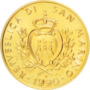 1 Scudo Presidency of the European Council obverse image