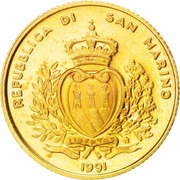 1 Scudo Peace and Freedom obverse image