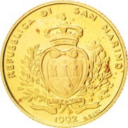 1 Scudo Entry to UN obverse image