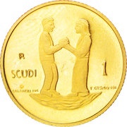 1 Scudo International Year of Family, San Marino, 1994 reverse image