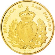 1 Scudo Kneeling Angel obverse image