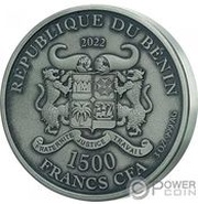 1500 Francs CFA Falcon obverse image