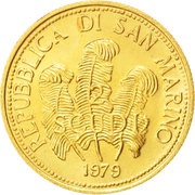 2 Scudi Peace obverse image