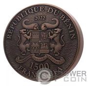 1500 Francs CFA Bald Eagle obverse image