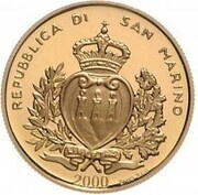 2 Scudi Madonna of the Pomegranate obverse image