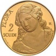 2 Scudi Flora, San Marino, 2001 reverse image