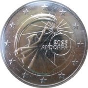 2 Euros Summer solstice fire festival obverse image