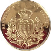 2 Scudi San Marino-Japanese Friendship obverse image