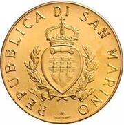 5 Scudi Human Rights obverse image